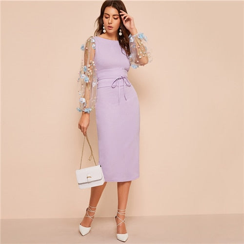 "Flora" Embroidered Dress