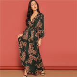 La Bourgeoise V Neck Dress