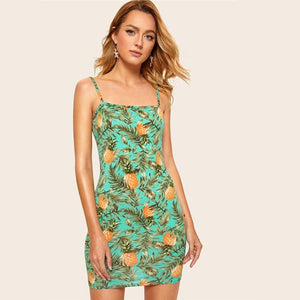Tropical Mini Dress