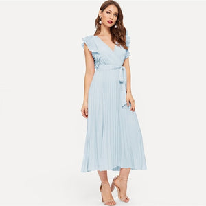 "Tria" Wrap Knot Dress