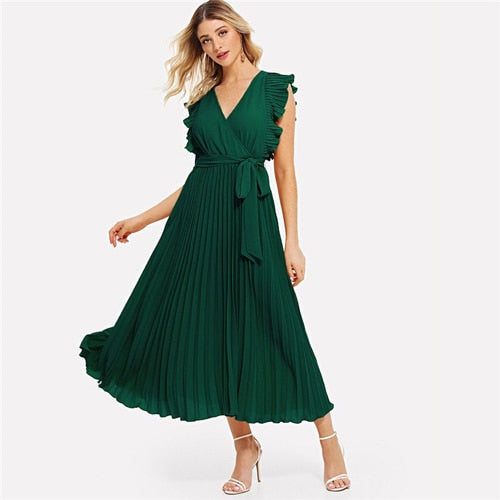 "Tria" Wrap Knot Dress
