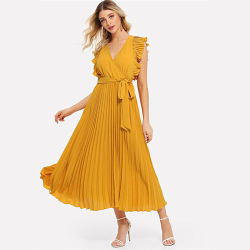 "Tria" Wrap Knot Dress