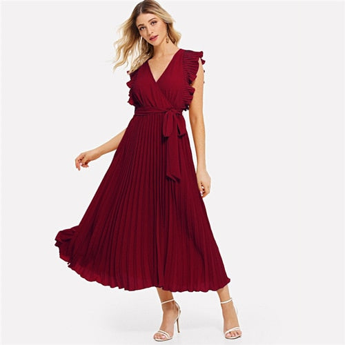 "Tria" Wrap Knot Dress