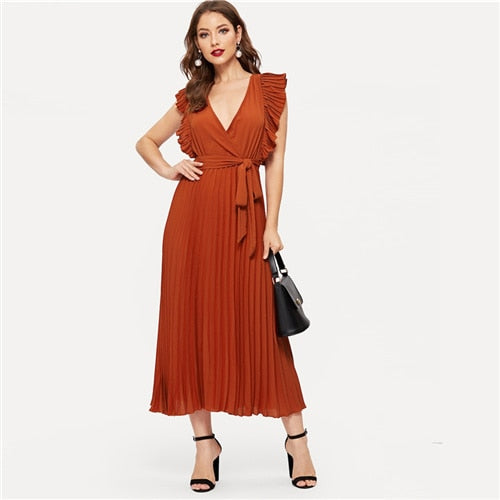 "Tria" Wrap Knot Dress