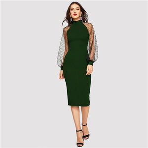 Black Lantern Long Dress