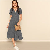Button Front Dress