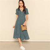 Button Front Dress
